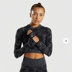 Gymshark Camo Seamless Long Sleeve
